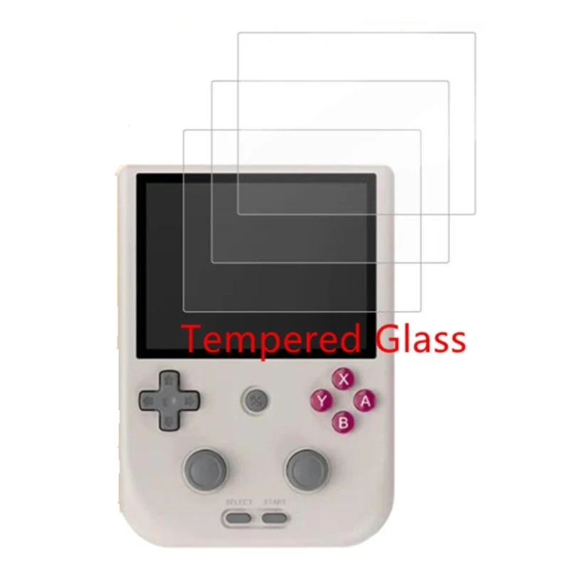 واقي شاشة من الزجاج المقسى لشاشة RG405V المضادة للخدش طبقة رقيقة واقية لوحدة التحكم في الألعاب