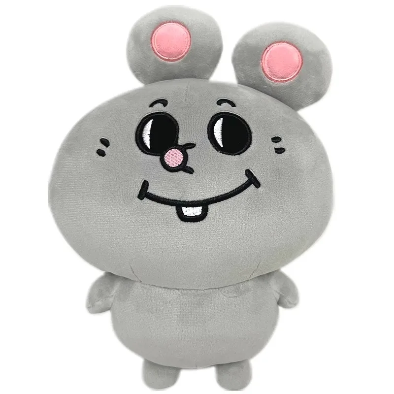 Squishy Meiji e Rat Duo - Bichos de pelúcia hugáveis com patas cheias de feijão, companheiro para alívio do estresse