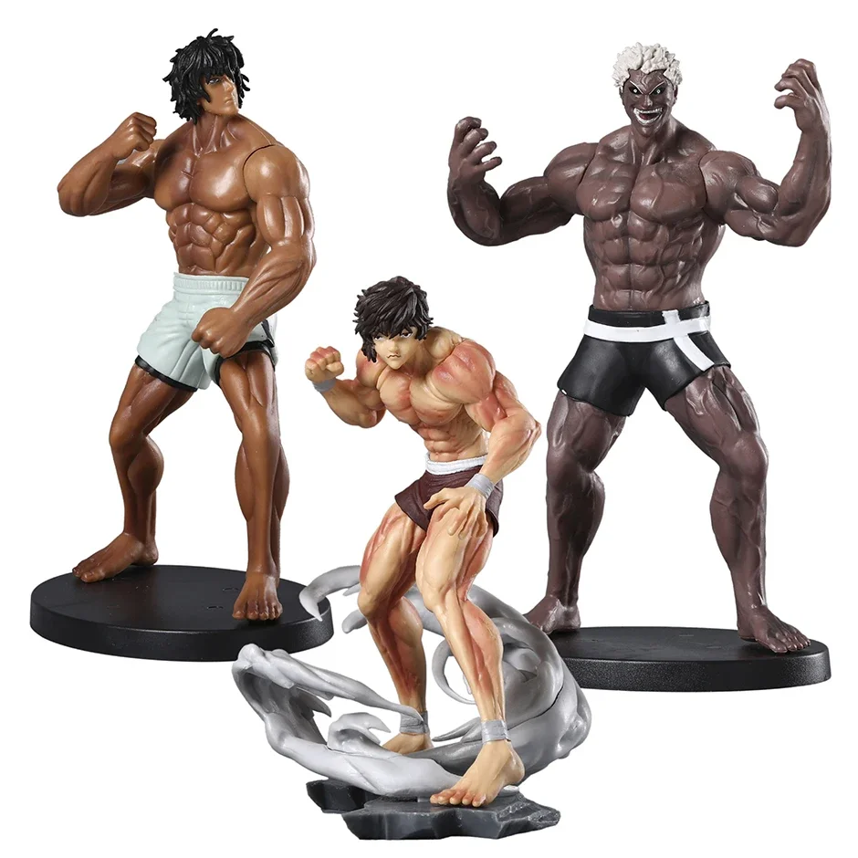 Kengan Ashura Tokita Ohma Kure Raian Baki Hanma Anime Collection Figure PVC Doll Gift Toy