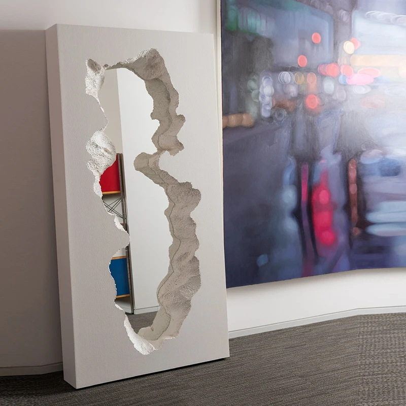 Customized Guframl broken mirror Daniel's joint full-length mirror Broken Mirror art wave mirror