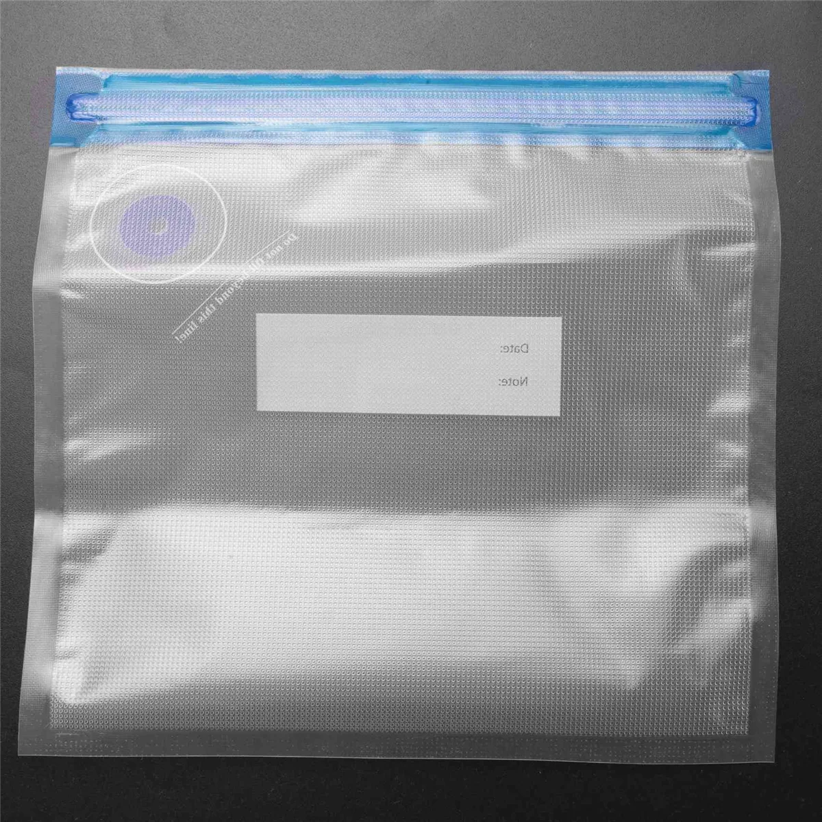 5 sacchetti riutilizzabili con cerniera per conservazione degli alimenti sottovuoto per pompa sigillatrice sottovuoto elettrica portatile, 22 x 21 cm YDH