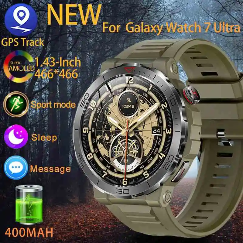 New Model Suitable for Huawei Xiaomi GPS Sports Smart Watch Men Women Bluetooth Call Calories 400 MAH Large Battery smartwatch