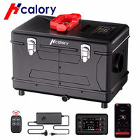 Hcalory Diesel Heater 5-8KW Toolbox Compact 2 Diesel Air Heater All-in-one Portable 110V AC & 12V 24V DC Support Altitude Mode