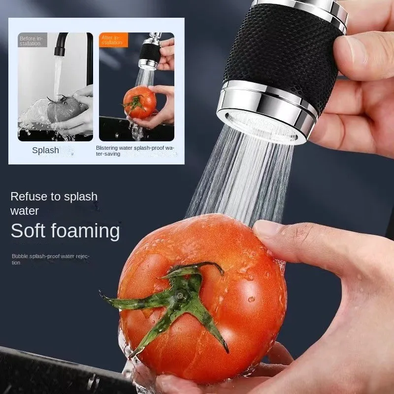 3 tryby uniwersalny adapter do kranu kuchennego obrót o 360 stopni przedłużacze filtra do kranu Spray oszczędzanie wody dysza kranowa gadżety kuchenne — zdjęcie 4