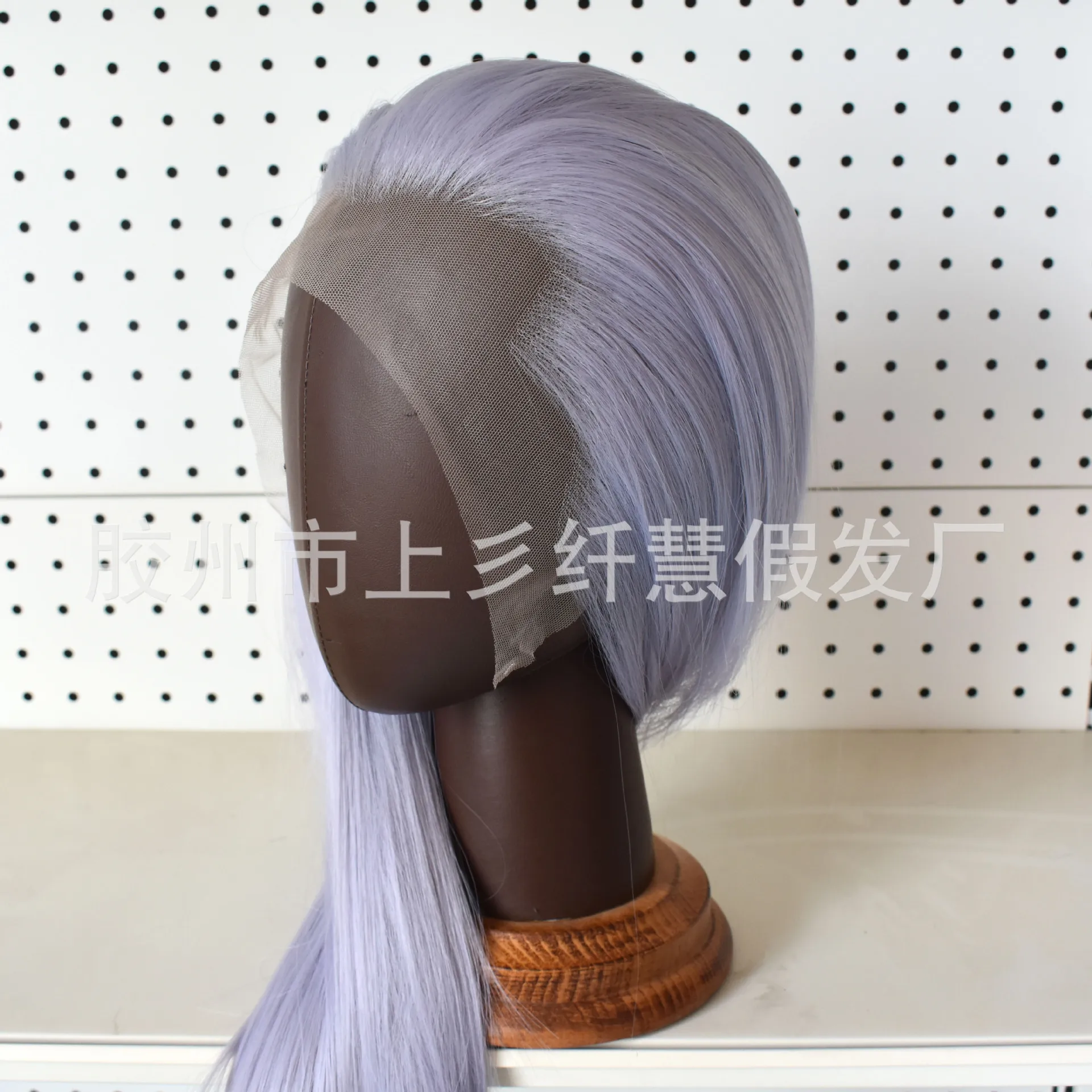Synthetic Long Straight Cosplay Wig for Men Ancient Style Costume Hanfu Inspired Performance Photographs Full Top Hairpiece
