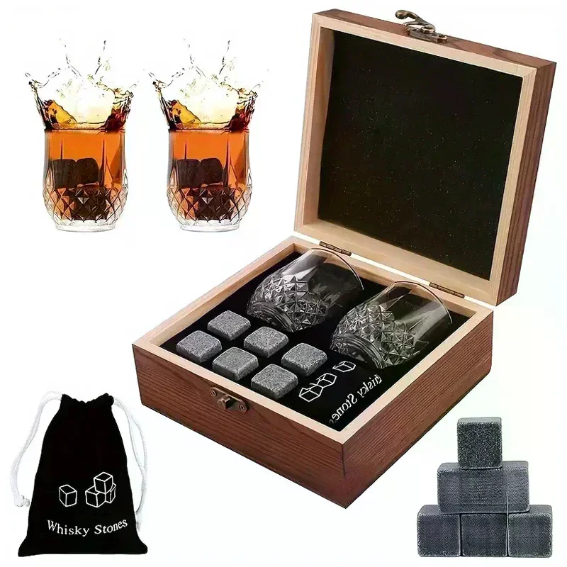 Whiskey Stone Set - Подарок на день отца для мужчин,