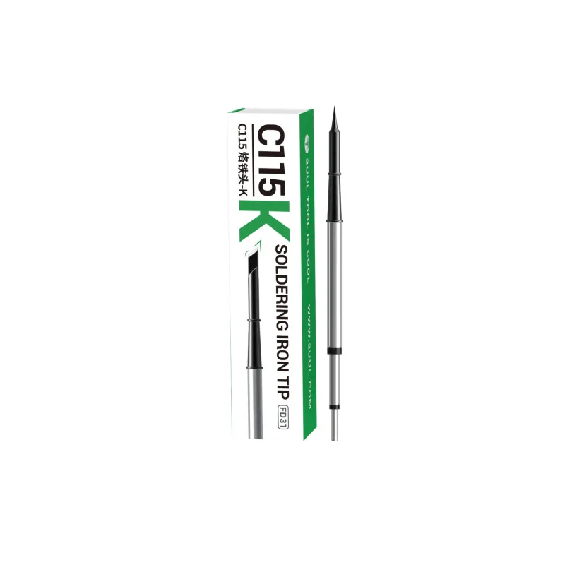 

2UUL C115 K/I/S High Precision Phone Repair Soldering Tip Soldering Iron Tip Replacement Welding Tool