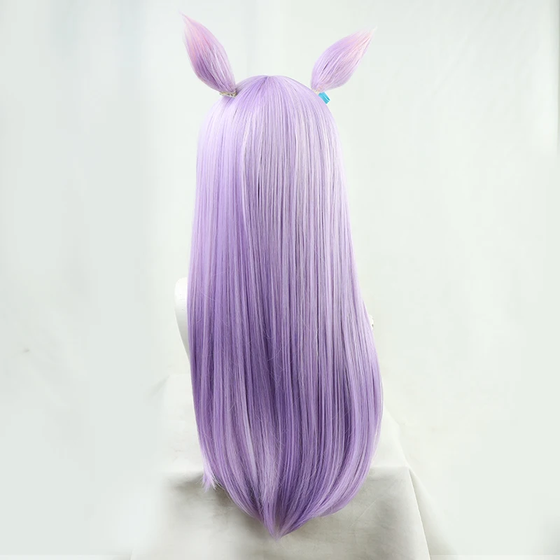 Uma Musume – perruque de Cosplay Pretty Derby Mejiro McQueen, oreilles et queue, jeu d'anime, accessoires de Costume de fête, perruques synthétiques