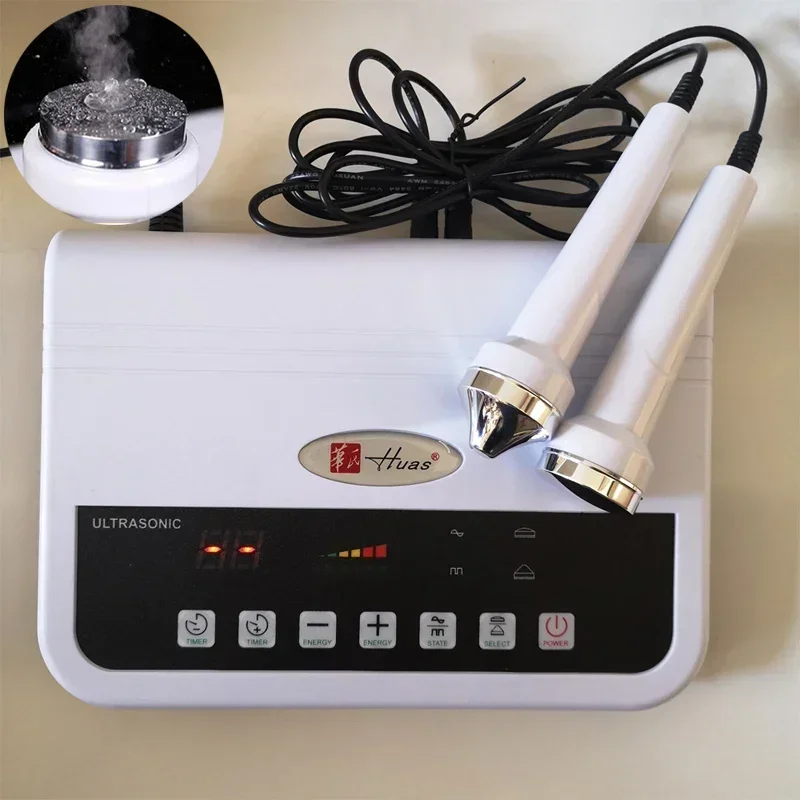 Ultrasonic Facial Machine Skin Tightening Ultrasound Anti Wrinkle Face Lifting Eye Massager Deep Cleaning Beauty Care Device