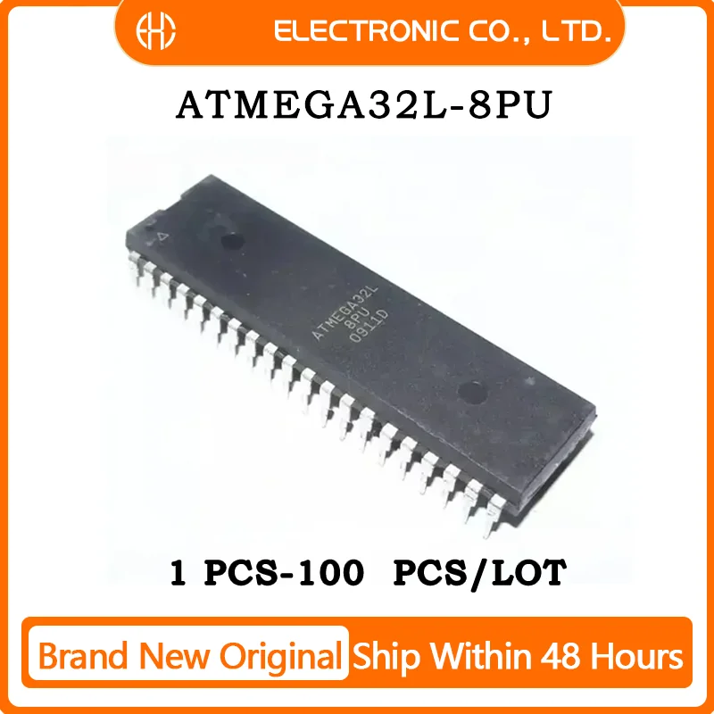 1PCS/5PCS/10PCS/50PCS ATMEGA32L-8PU IC MCU 8BIT 32KB FLASH 40DIP Brand New Original IC Chip