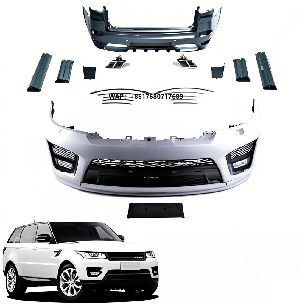 

Hot Sales 2018 Range-Rover Sport SVR Style Front Bumper Body Kit Wheel Eyebrows in PP Material Upgrade Body Parts