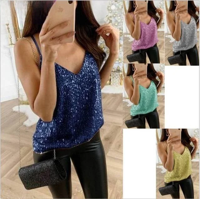 Summer Sexy Ladies T-irt Women's Blouse Top S5XL Faionable Elastic Fiber 00% Comfortable Fit V-Ne ort Sve