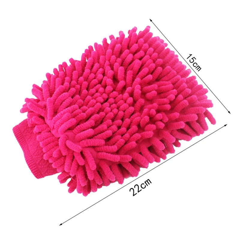 Car Wash Dusting Glove Soft Microfiber Gloves for Car Cleaning Towel Cloth Mitt Wax Detailing Brush Detailing Auto Cleaning Tool