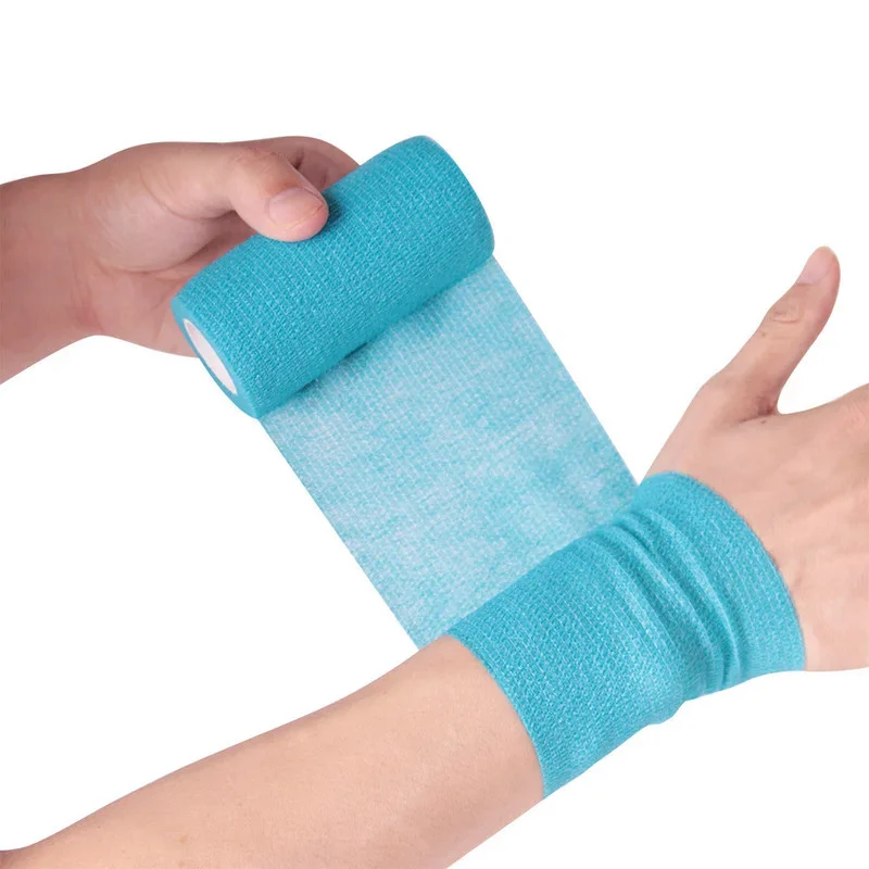 1pc Sports Self Adhesive Bandage Wraps Tape Finger Joints Medical First Aid Kit Elastic Bandage