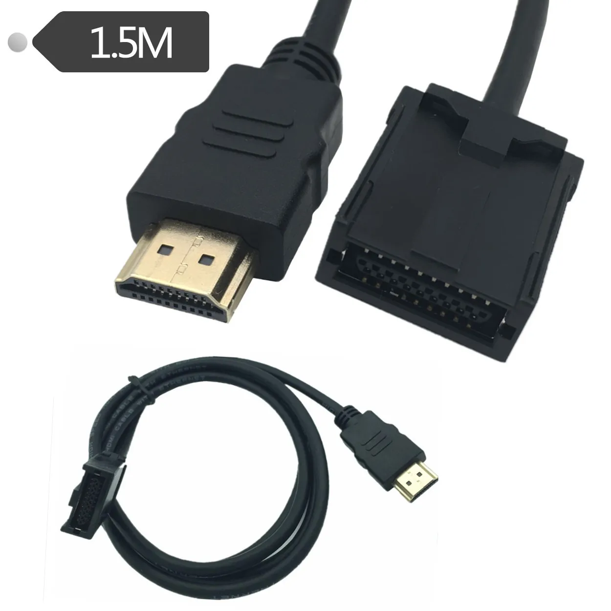 

HD to E-Type Converter Cable for Car Navigation System High Speed HD 1.4 Type E Male to Type A Male Video Audio Cable