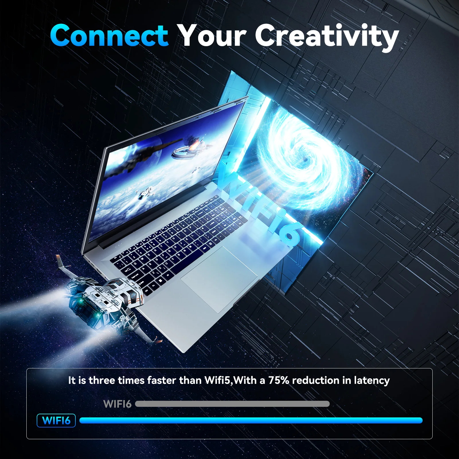 كمبيوتر محمول ACEMAGIC مقاس 18.5 بوصة يعمل بنظام Windows 11 PRO بطارية 8000 مللي أمبير في الساعة معالج Intel N150 رباعي النواة 16 جيجابايت DDR4 RAM 512 جيجابايت SSD Wifi5