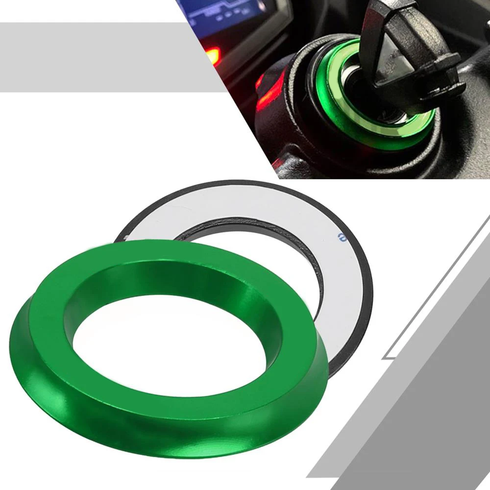 

For KAWASAKI ZX10R ZX 10R Motorcycle Ignition Switch Cover Ring CNC Accessories zx-10r 2004-2016 2015 2014 2013 2012 2011 2010