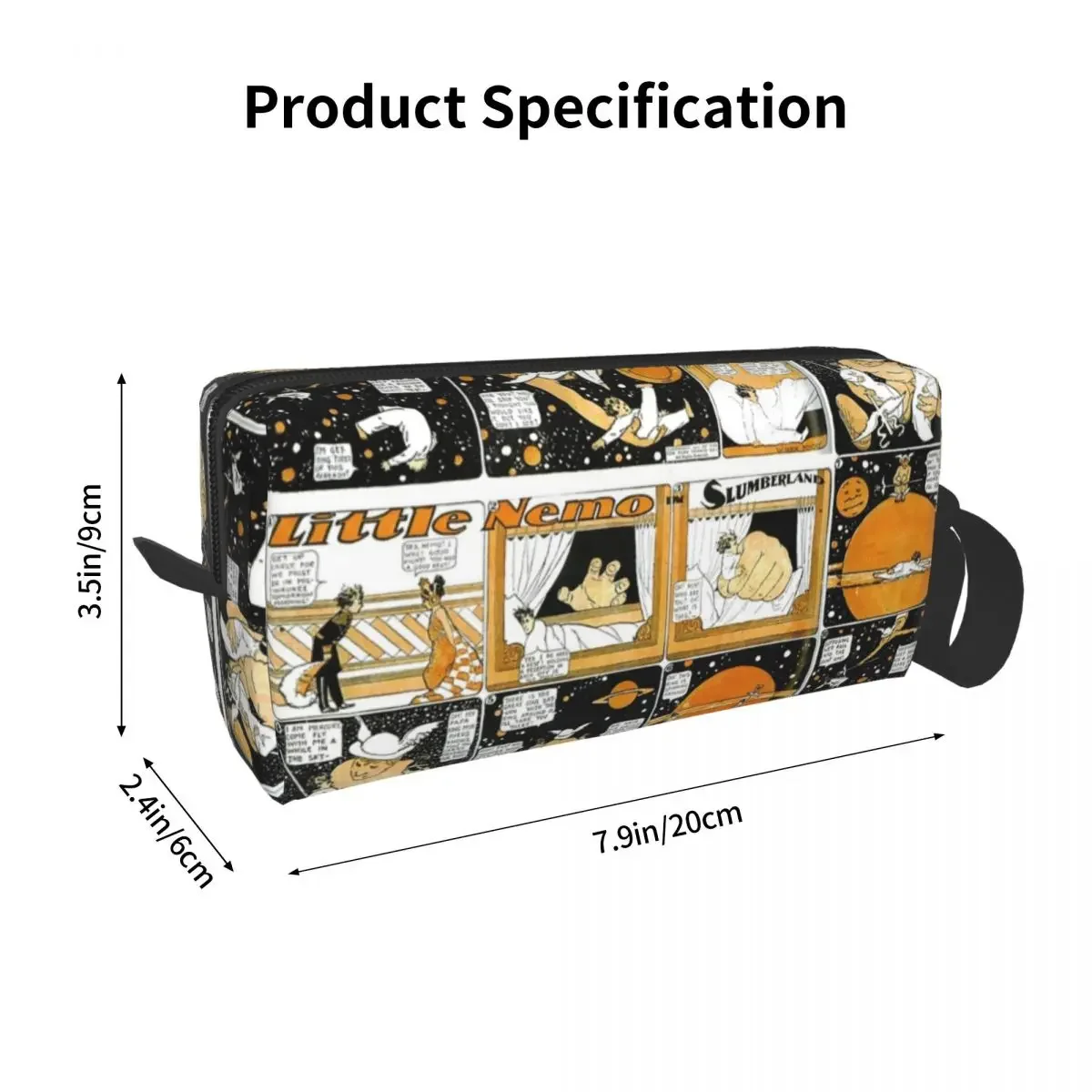 Little Nemo In Slumberland Makeup Bag Cosmetic Organizer Storage Dopp Kit Toiletry Cosmetic Bag for Women Beauty Pencil Case