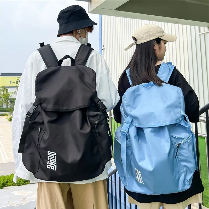 Women Nylon Backpack Bright Color Street Style College School Bag Fashion Laptop Casual Daypack