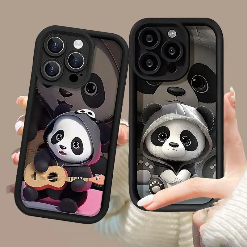 جراب دب باندا لطيف لـ OPPO ، غطاء لـ OPPO Reno 10 ، 11 ، 5G ، 8 Pro ، 7 ، 4G ، 5 ، 6 Lite ، A38 ، A17 ، A18 ، A15 ، a16 ، A98 ، A78 ، Relme 12 Pro Plus ، C67 ، C55 ، C53 #2