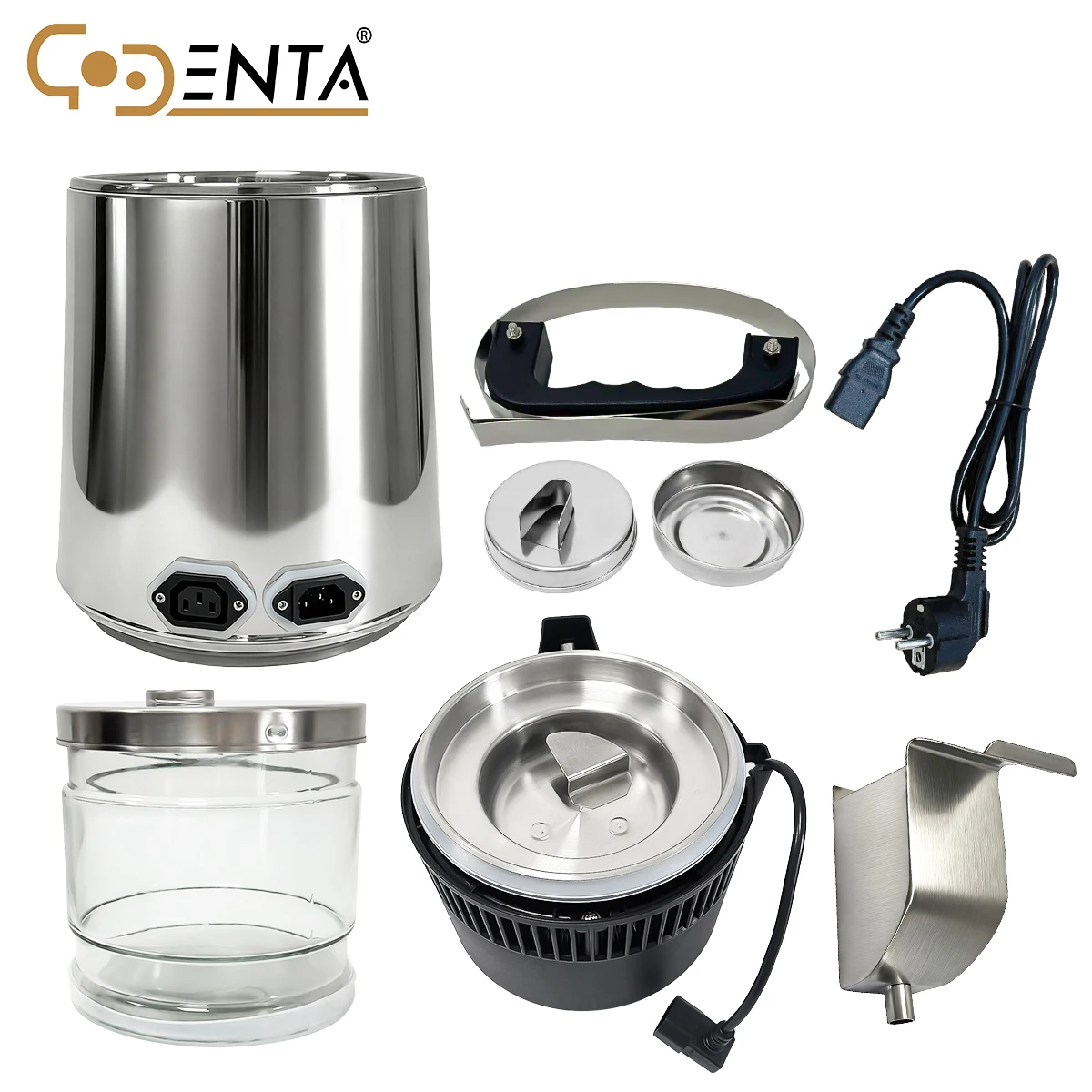 4L SUS Stainless Steel Water Distiller Pure Water Filter Purifier Machine Digital Screen Time & Temperature Control Home Water D