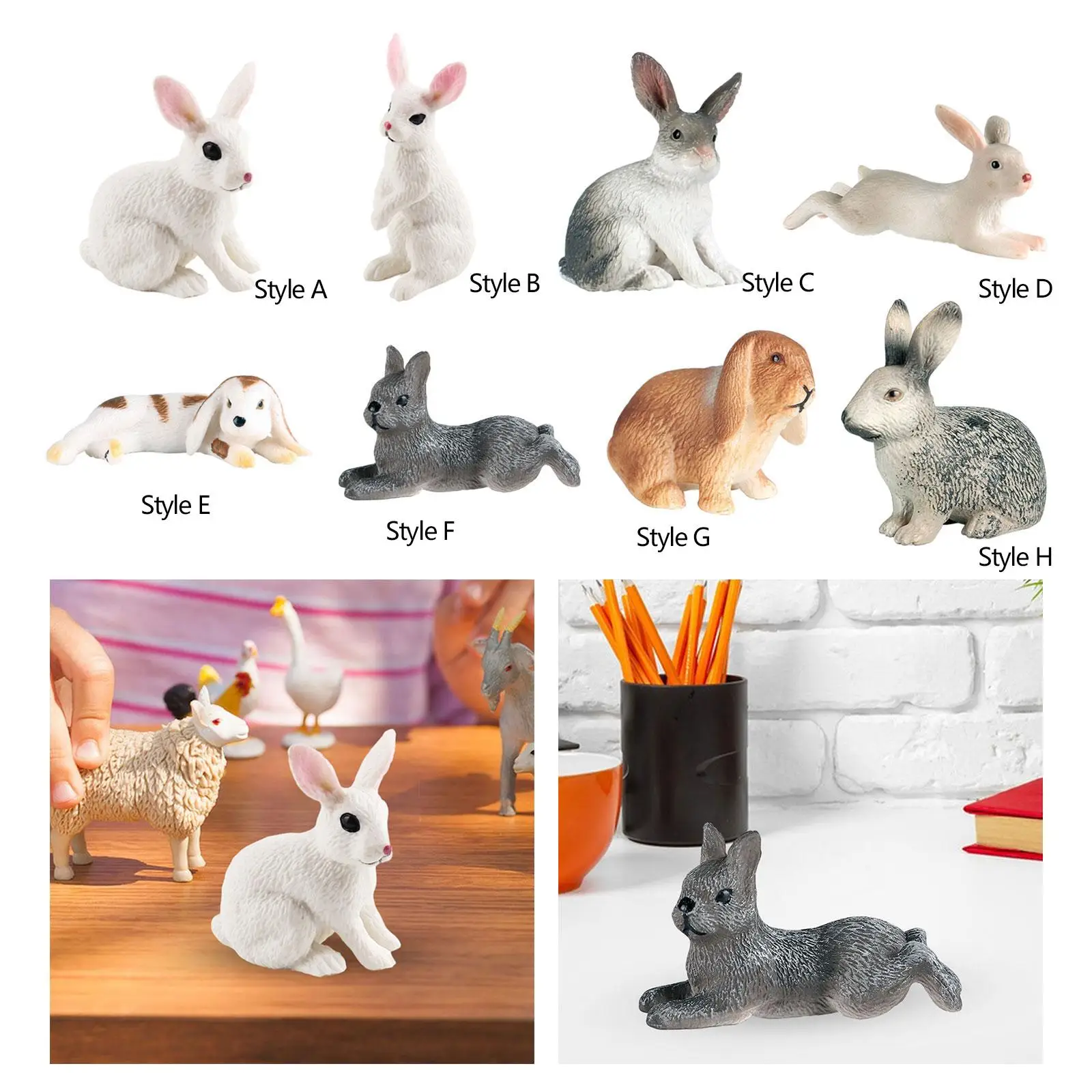 أرقام زخرفة المناظر الطبيعية الصغيرة للألعاب التعليمية وهدايا عيد الميلاد