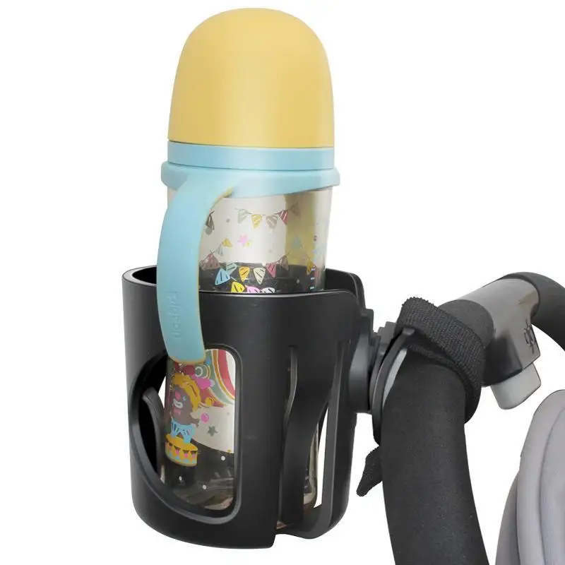 Universal Stroller Cup Holder Quick Strap Water Bottle Mount Drink Holder For Bicycle Wheelchair Pram Walker Accessories