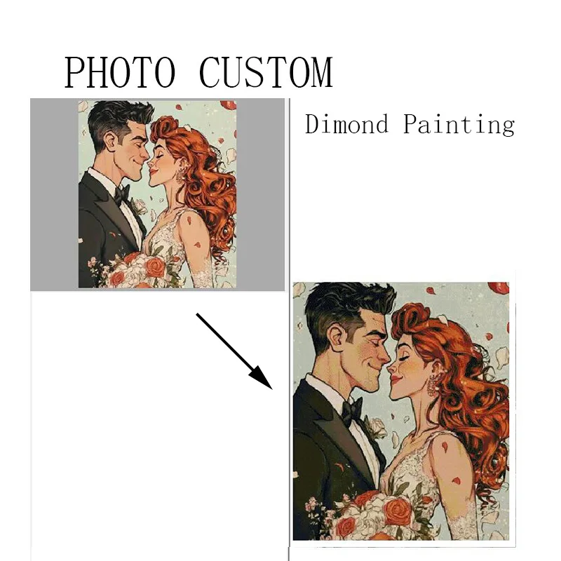 

DIY пейзажная пара фото набор алмазов, 5D стереоскопическая алмазная живопись для взрослых, полная алмазная вышивка своими руками