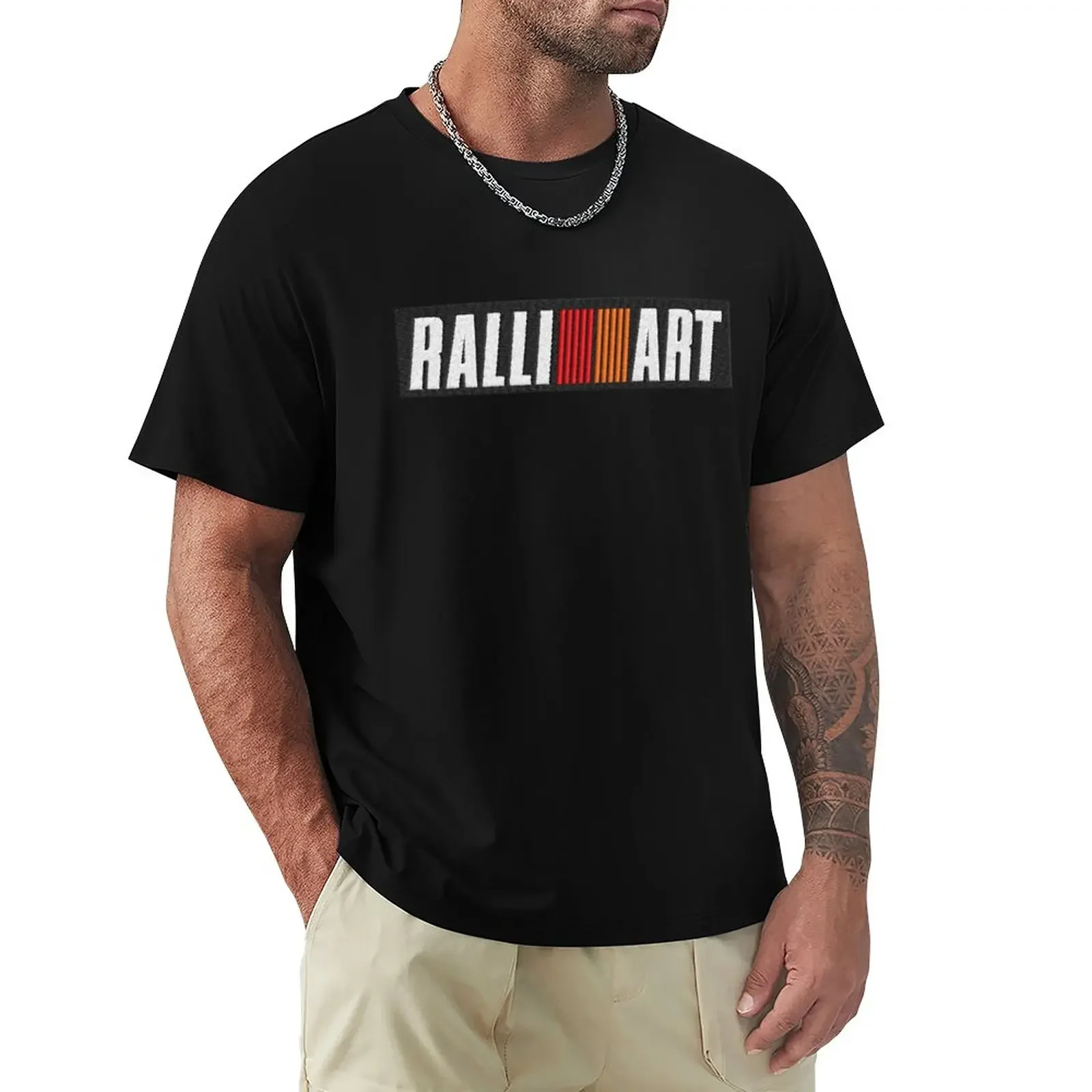 

Ralliart Embroidery logo T-Shirt graphics plain boys animal print workout shirts for men