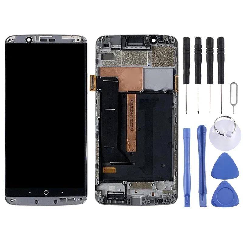 AMOLED LCD Screen For ZTE Axon 7 A2017 A2017U A2017G Digitizer Full Assembly With Frame