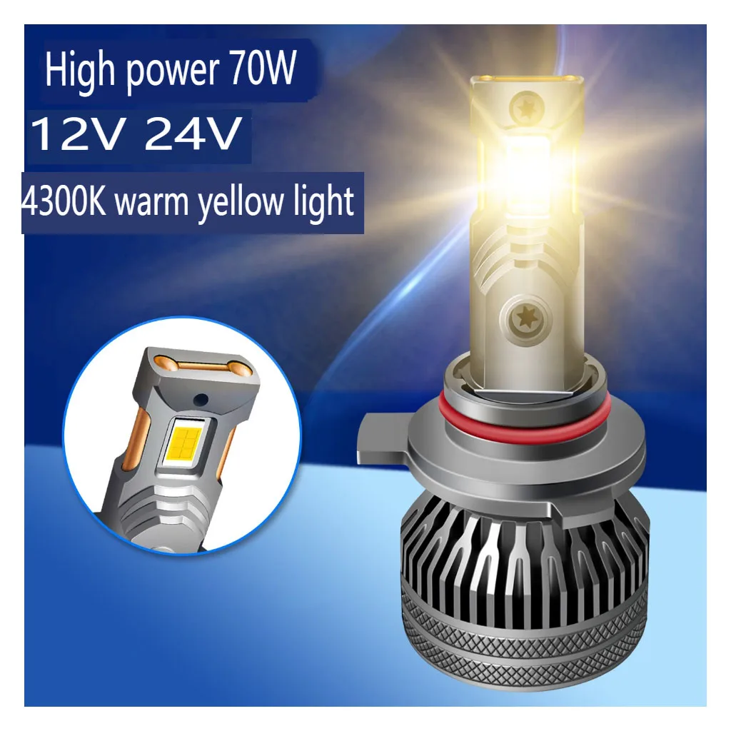 LED Headlight Bulbs 140W H7 H1 H3 H8/H9/H11/H16 9005/HB3 9006/HB4 9012/HIR2 H4 H18 H19 12V 24V 4300K 6500K