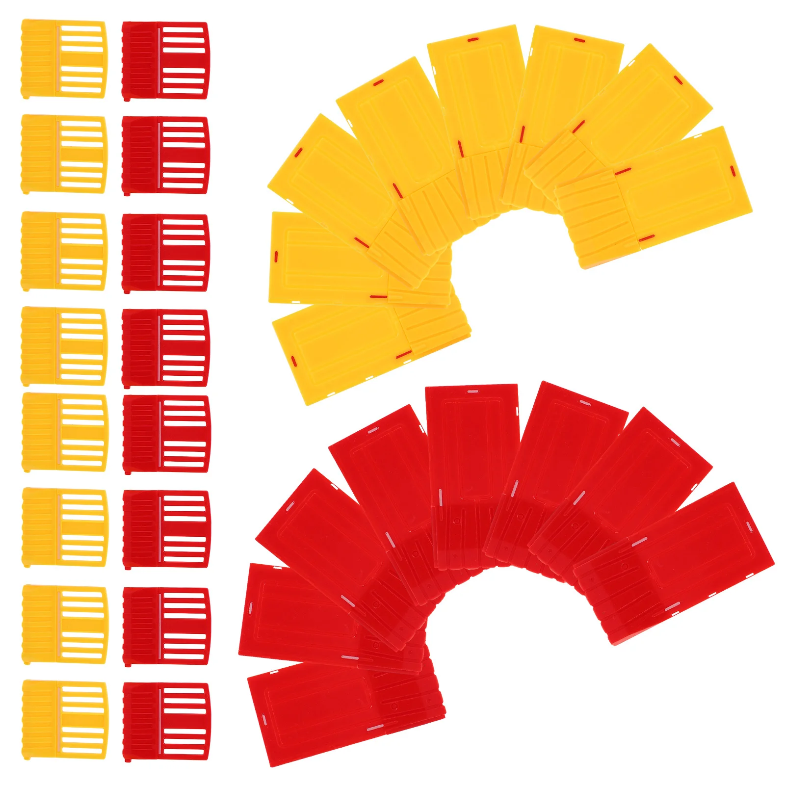 32 Uds Micro valla de paisaje construcción en miniatura diseño realista decoración ligera duradera Mini barricada