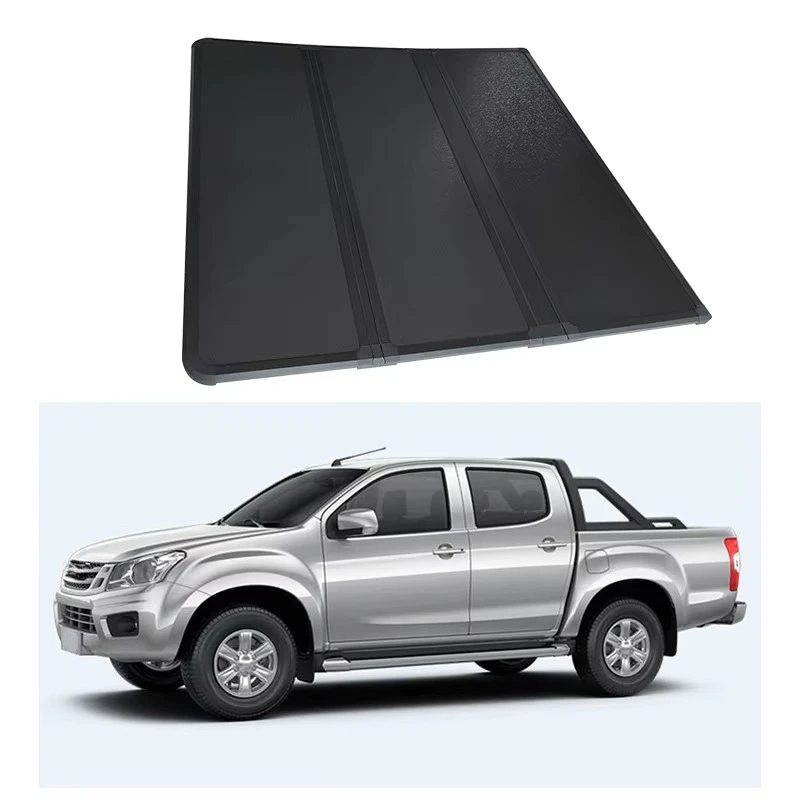 

Factory Price Metal Tri-Fold Tonneau Cover Waterproof Accessories Hard Truck Bed Cover OEM/ODM for DMAX Hilux Tacoma