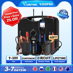 VDIAGTOOL V200pro Electric Circuit Tester Service For Checking 12v/24v Vehicle Batteries And Cigarette Lighter Power Supply