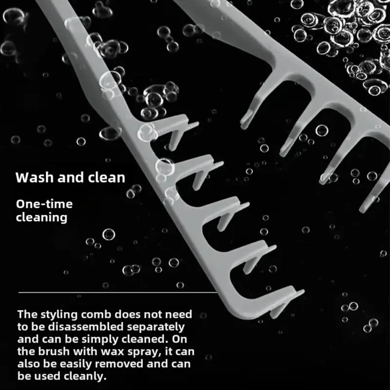 Volumizing Wide-Tooth Hair Styling Comb Fluffy Textured Styling Comb Roots Fluffy Korea Style Seam Covering Bangs Hair Combs