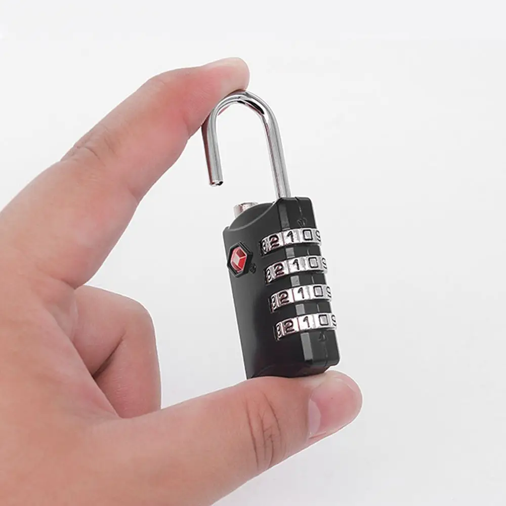 Portable Protection Security Luggage TSA Customs Lock Anti-theft Safely Code Lock 4 Digit Combination Lock
