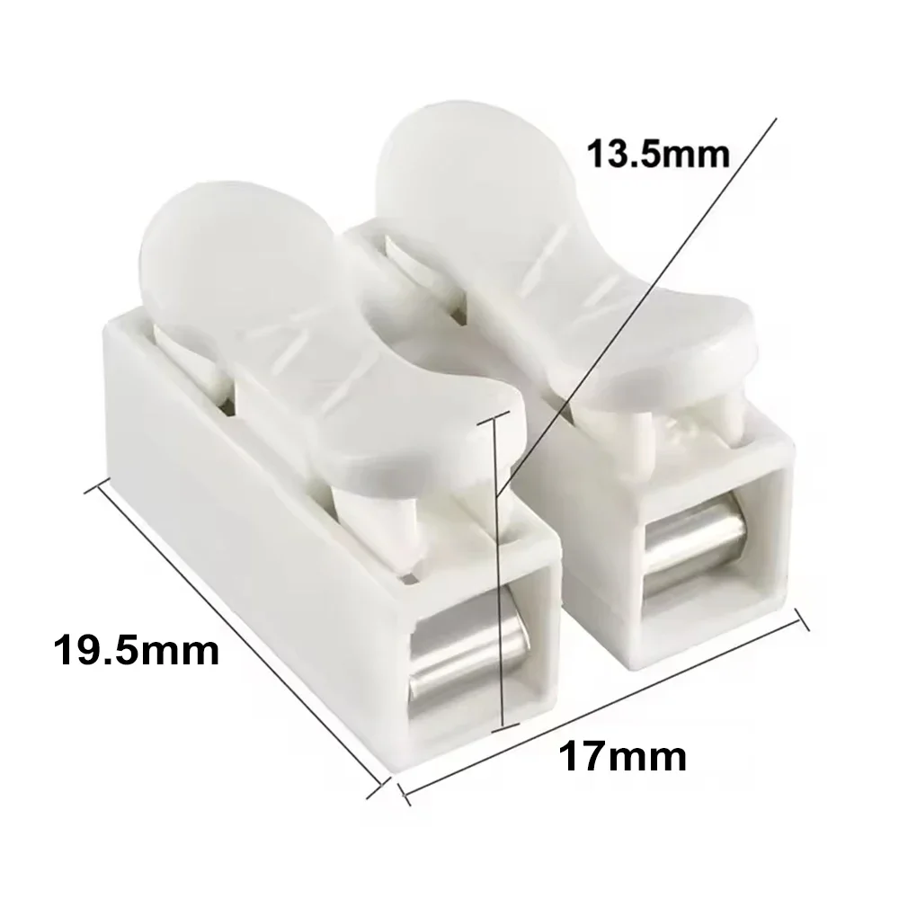 50 Pcs Quick Splice Lock Wire Connectors 1/2/3 Pins Electrical Cable Terminals For Easy Safe Splicing Into Wire