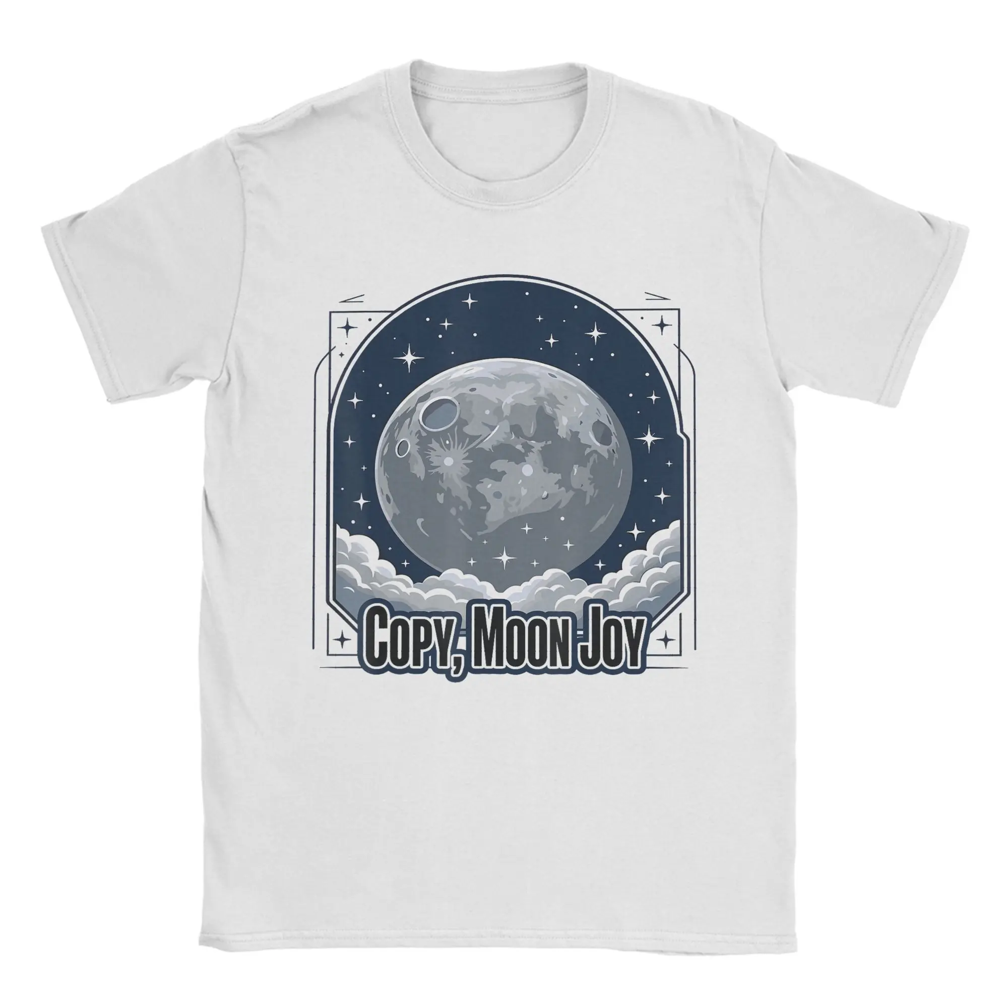 Funny Copy Moon Joy Lunar Moon T-Shirts for Men Women Fashion Cotton Tee Shirt Round Collar Short Sleeve T Shirts Gift Idea Tops