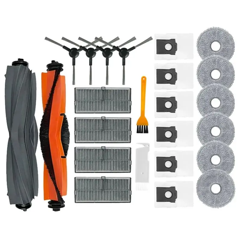 

A67P-For Dreame X30 Ultra, X30 Pro For Mijia M30S D103CN L10s Pro Ultra Heat,Main Side Brush Filter Mop Dust Bag