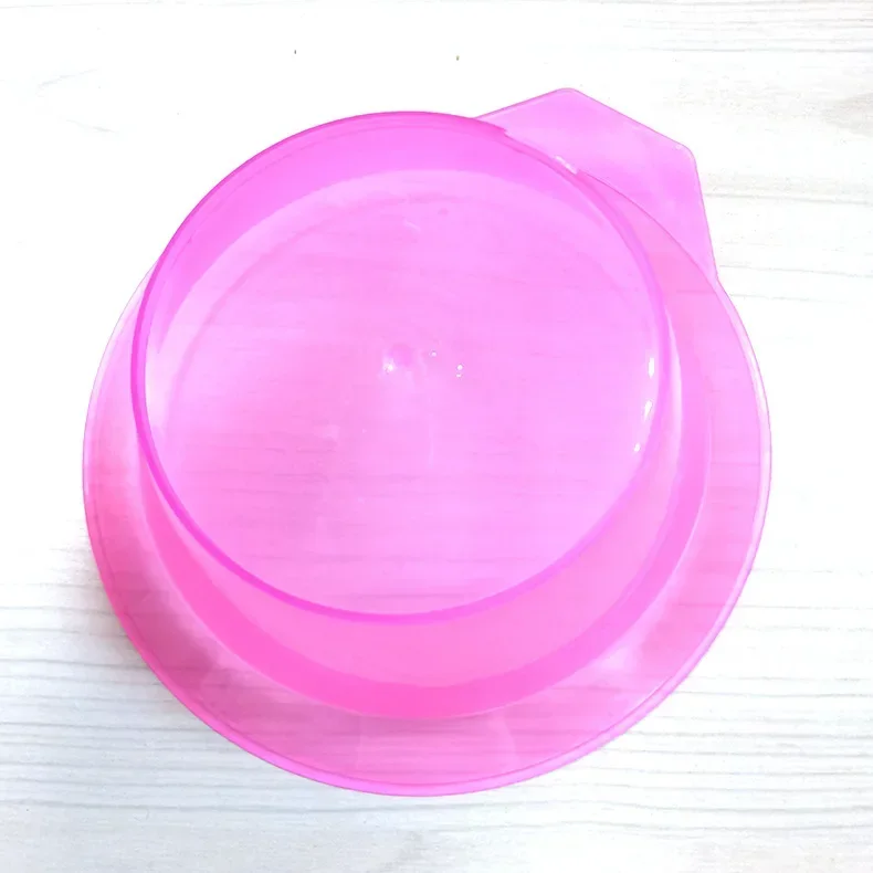 대형 가정용 헤어 염색 볼, 이발사용 다림질 도구, 구운 크림 믹싱 볼 핑크