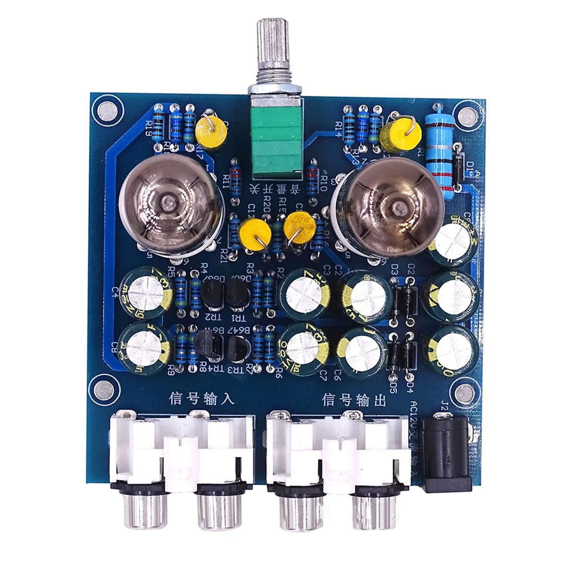 PREAMPLIFICADOR DE TUBO DE CA 12V, 1A, 6J1, placa amplificadora, preamplificador de auriculares, Kits de bricolaje