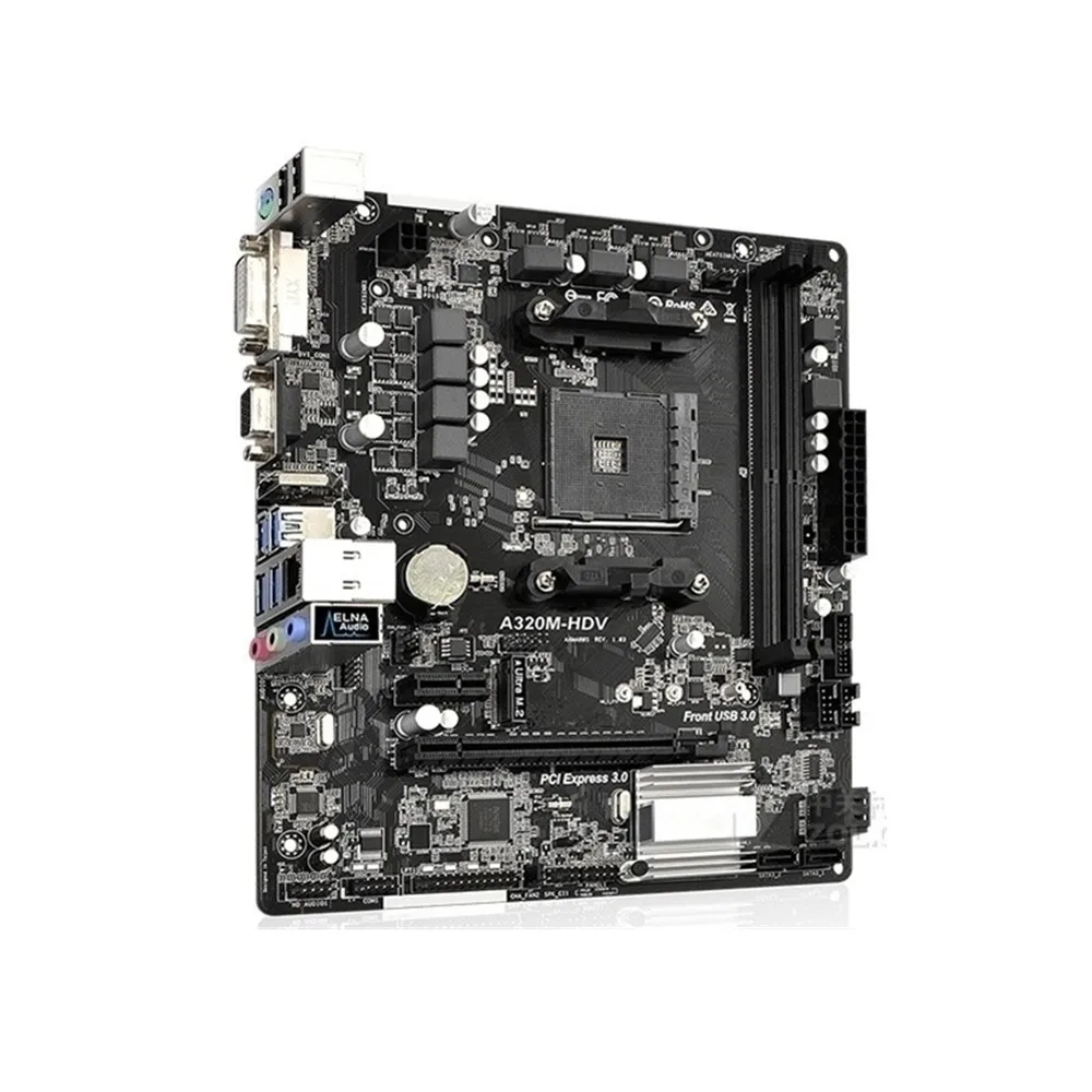 Płyta główna Micro-ATX AM4 do komputera stacjonarnego z chipsetem AMD A320 i interfejsem AM4, model A320M-HDV