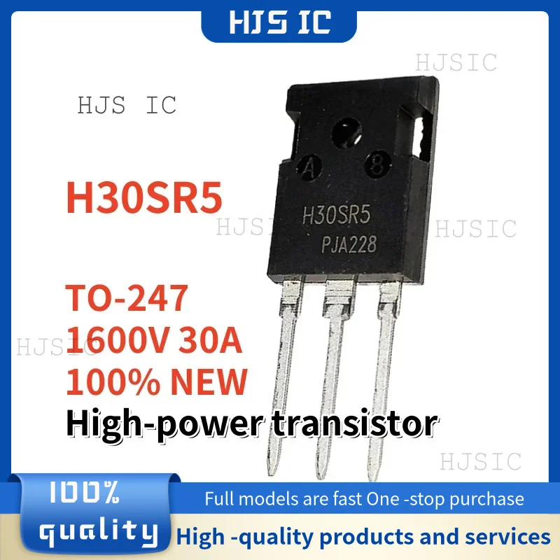 5-10-20PCS 100% NEW H30SR5 IHW30N160R5 TO-247 1600V 30A High-power transistor In Stock