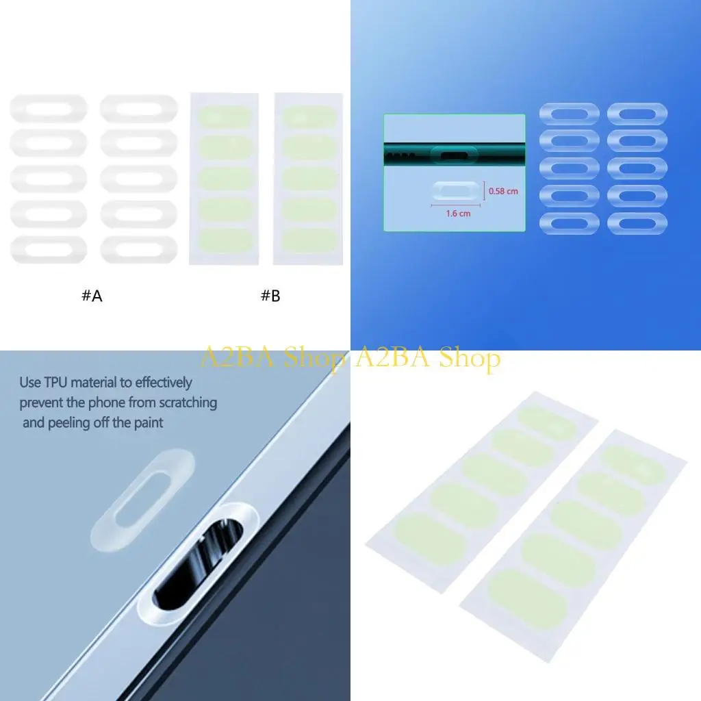 

A2BA зарядка телефонных зарядных портов с царапиной защитной пленки Scrove Plant Shockper
