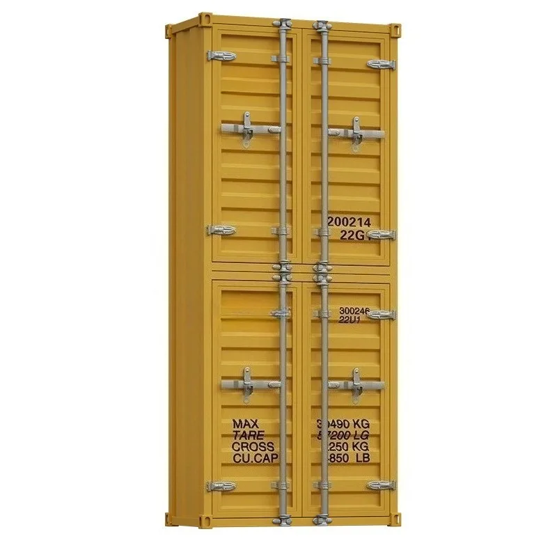 Container Creative Bookcase Vintage Creative Office File Cabinet Industrial Style Locker Storage Cabinet