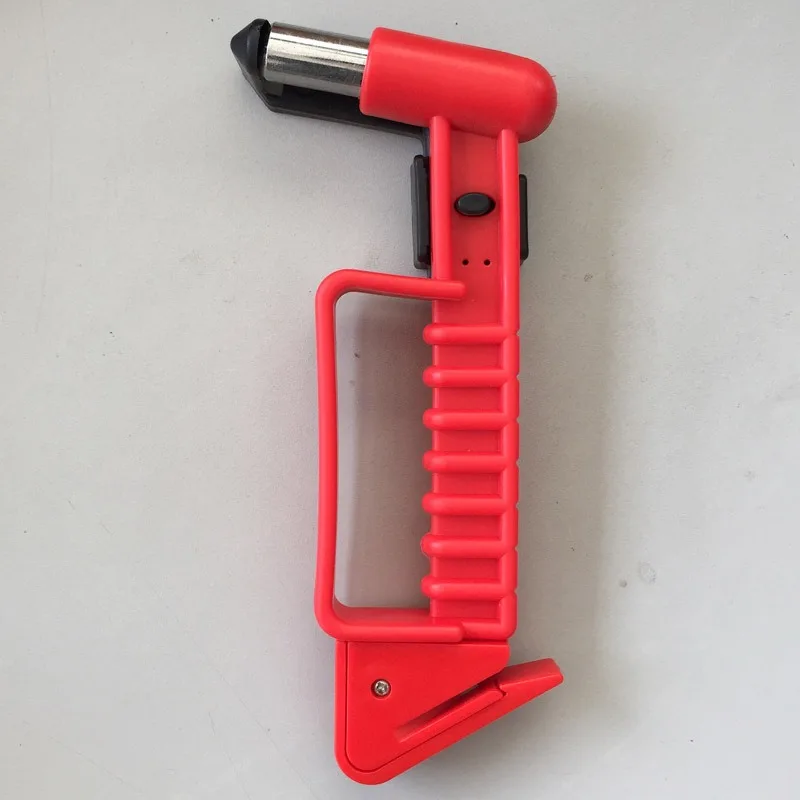 Car Safety Hammer Two in One Rescue Emergency Hammer Fire Escape Hammer Car Mounted Window Breaker