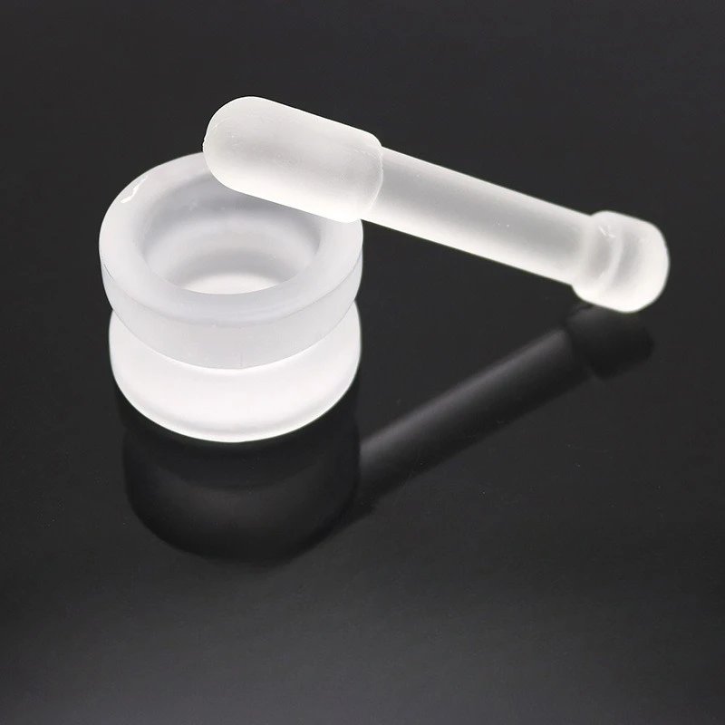 2Pcs Ceramic Mortar And Pestle Set Household Grinding Bowl With Grinding Rod s