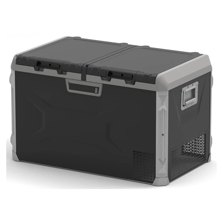 

120L Dc Portable Mini Car Fridge Freezer Plastic Compressor 45w Compact Free Spare Parts Grade