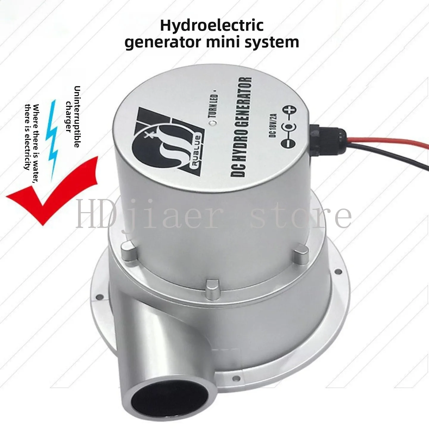 

Micro Hydro Generator Field Water Flow Turbine High Efficiency DC Small Water Type Energy Generator 12V24V