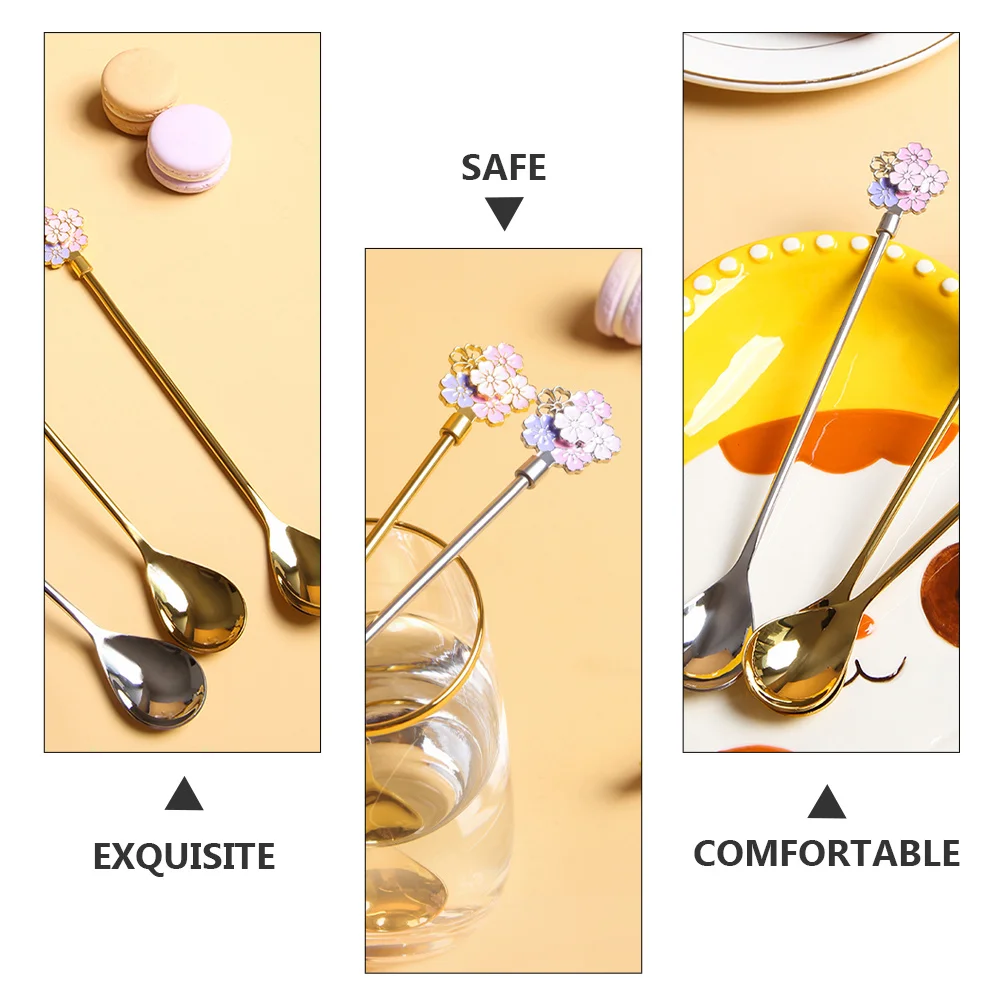 

2Pcs Fork Spoon Premium Stainless Steel Coffee Dessert Flatware Creative Japanese Style Kitchen Supplies